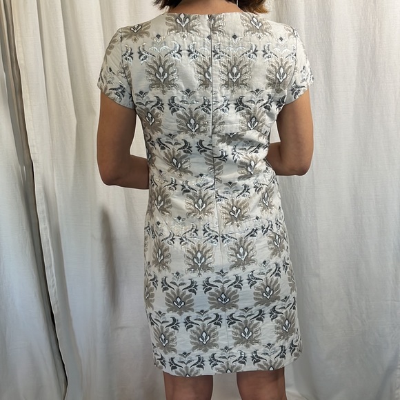 Pollini Metallic Floral Brocade Mini Dress - Picture 5 of 7